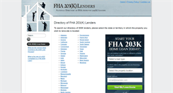 Desktop Screenshot of fha203klenders.net